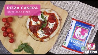 Receta de pizza casera [upl. by Airotciv]