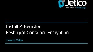 How to Install amp Register BestCrypt Container Encryption [upl. by Ttebroc]