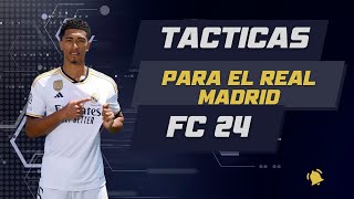 EA FC 24 REAL MADRID Formación tácticas e instrucciones [upl. by Jerrilee422]