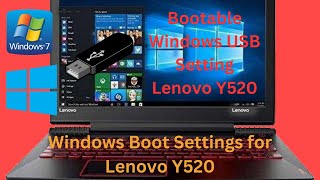 Windows Boot Setting for Lenovo Y520 [upl. by Nisbet773]