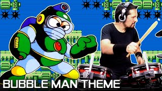 MEGA MAN 2  Bubble Man theme Drum Cover [upl. by Ferrell]