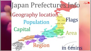 Japan prefecture information  All about Japanen Prefecture  Japanese Prefectures  Japan Geography [upl. by Teodoro629]