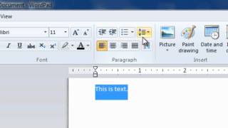 Wordpad for Windows 7 Complete Tutorial HD [upl. by Oigroig]