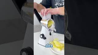 3 IN 1 Rotary Cheese Grater with 3 Changeable Blades [upl. by Retloc955]