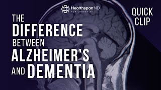 The difference between Dementia and Alzheimers [upl. by Ahsemed]