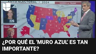 ¿Qué es el muro azul y cuál es su importancia en las elecciones Te contamos con un mapa interactivo [upl. by Adila]