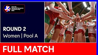 Full Match  Hungary vs Kosovo  CEV U18 Volleyball European Championship 2024 [upl. by Inar]