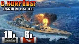 Großer Kurfürst Crushes All with 300K Damage and Massive Push to the Center 💥⚓ [upl. by Tebasile]