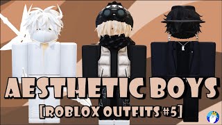 Aesthetic Boys Roblox Outfits Part 5 [upl. by Amikay]