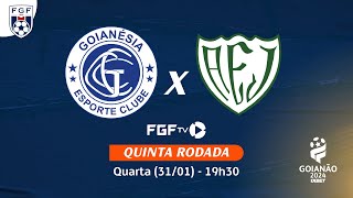 Ao vivo  Goianésia EC X AE Jataiense  Campeonato Goianão 2024 [upl. by Madalyn418]