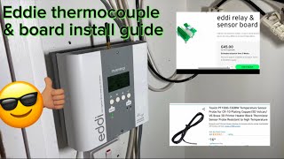 Installation of a Myenergie relay sensor board and thermocouple Easy job [upl. by Ayatahs]