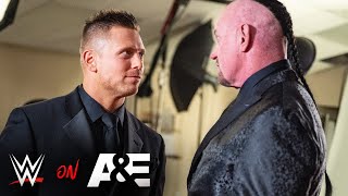 The Undertaker gets The Miz back into the locker room AampE Biography Legends — The Miz [upl. by Redwine]