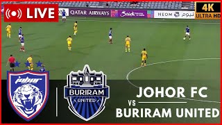 ⚽ Live Johor Darul Ta’zim vs Buriram United  AFC Champions League Elite  Live Football Simulation [upl. by Postman715]