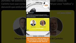 De Carlotto LLORÓ en vivo porque apretó los numeritos DEL CELULAR [upl. by Hailee]