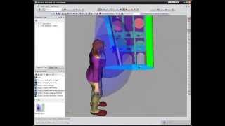 Human Simulation to perform Ergonomics Analysis in a PLM Enviornment [upl. by Timotheus848]