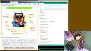 240719 ESP32 PWM L298N pour driver un moteur [upl. by Eelan]