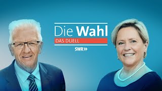 Die Landtagswahl in BadenWürttemberg – Das Duell mit anschließender Analyse  SWR Aktuell [upl. by Anaytat]