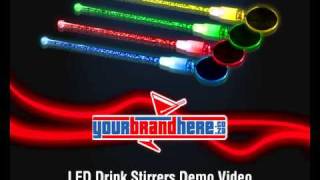 Your Brand Here  LED Swizzle Sticks [upl. by Terbecki]