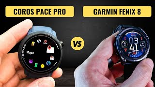 Coros Pace Pro VS Garmin Fenix 8 [upl. by Alleras]