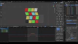 motion graphic in graph editor with quick overlap blender animation addon [upl. by Kevin423]