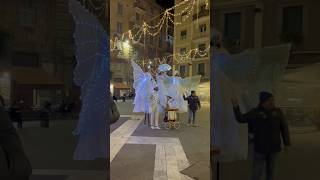 ITALY Beautiful Angels in Piazza del Bastione La Spezia Italy [upl. by Gloriana]