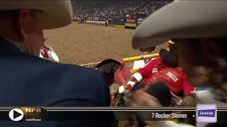 Rocker Steiner vs Bishop 83 pts  2024 NFR Round 1 [upl. by Levania]