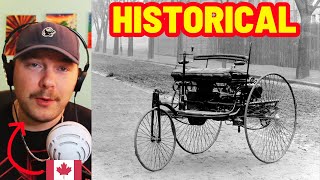 Canadian Reacts to The Worlds First Ever Car The Benz PatentMotorwagen [upl. by Flynn]