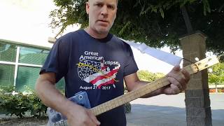 Blues Basics for the 3 String Cigar Box Guitar [upl. by Yousuf]