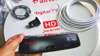 Airtel Digital TV HD HEVC Set Top Box Unboxing Airtel TV DTH Unboxing [upl. by Gaeta896]