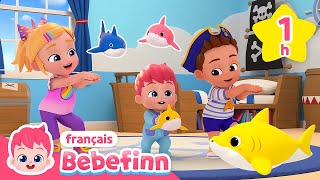 Bebefinn Baby Shark et plus de chansons  Comptines  Bebefinn français👶Chansons pour Enfants [upl. by Clerk]