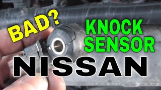 Nissan knock sensor replacement [upl. by Sainana]