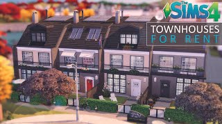 Townhouse 4in1 FOR RENT NoCC THE SIMS 4  Stop Motion [upl. by Anuqahs]