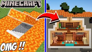 SHINCHAN MADE A SECRET UNDERGROUNG HOUSE IN MINECRAFT [upl. by Dewie]