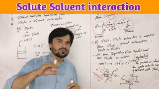 Solute Solvent interaction class 9 MT CHEMISTRY [upl. by Whiteley]