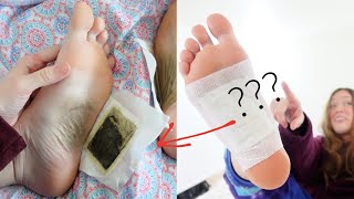 I TESTED DETOX FOOT PADS FOR 5 DAYS again amp heres what happened [upl. by Nayhr]