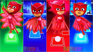 Team Owlette😍  Owlette 🆚 Owlette 🆚 Owlette 🆚 Owlette  PJ Masks 🎶 Tiles Hop EDM Rush [upl. by Snilloc]