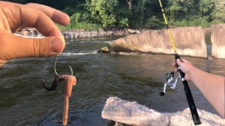 This Spillway was Hiding 2 Personal Bests Iowa River Fishing [upl. by Huba]