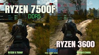 ryzen 3600 vs ryzen 7500f in 2024 [upl. by Sucy]