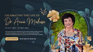 Celebrating the Life of Dr Anna Mahase  Funeral Service [upl. by Seidler]