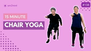 Chair Yoga for Seniors Beginners [upl. by Jos]