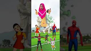 SPIDERMAN DANCE ON THE WAY 😲 viralshorts shorts vfx shortsfeed shortsyoutube [upl. by Vergos4]