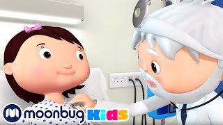 Staying In The Hospital  LBB Songs  Learn with Little Baby Bum Nursery Rhymes  Moonbug Kids [upl. by Shinberg]