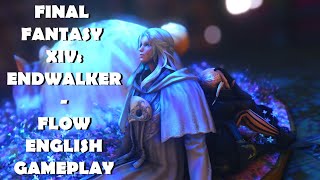 Final Fantasy XIV Endwalker  Flow Lyrics English Gameplay [upl. by Cyna]