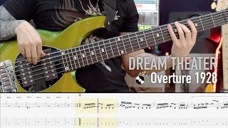 Overture 1928 by DREAM THEATER sheettab included robsonbaroli [upl. by Shevlo779]