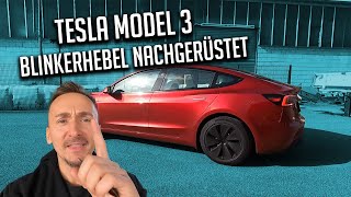 Blinkerhebel nachrüsten für TESLA Model 3  lautlos performance [upl. by Annahs]