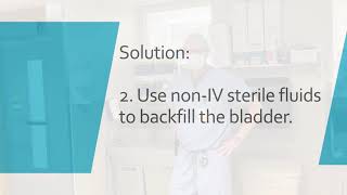 Cystoscopy and the IV Fluid Shortage Fluid Conservation During Bladder Distention [upl. by Laure]