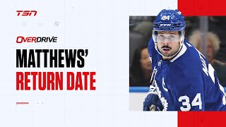 When will Matthews return to Leafs lineup  OverDrive Hour 3  111124 [upl. by Afesoj]