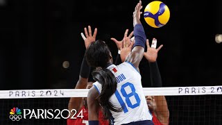 Italy womens volleyball puts the clamps on Dominican Republic  Paris Olympics  NBC Sports [upl. by Natloz]