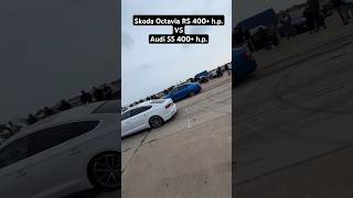 Skoda Octavia RS vs Audi S5 Drag race skodaoctaviars audis5sportback dragrace crimeandragteam [upl. by Natanoj]