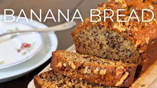 How to make moist Banana Bread  Without mixer [upl. by Thayne]